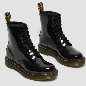 Dr. Martens patent leather boots